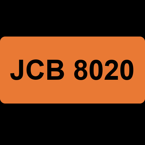 JCB 8020
